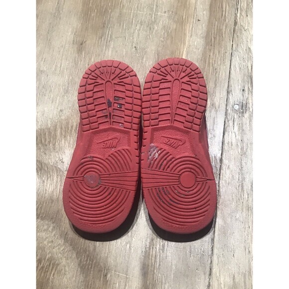 Nike Dunk Low Track Red Toddler (DH9761-601) Size 8C (TD) - Picture 7 of 8